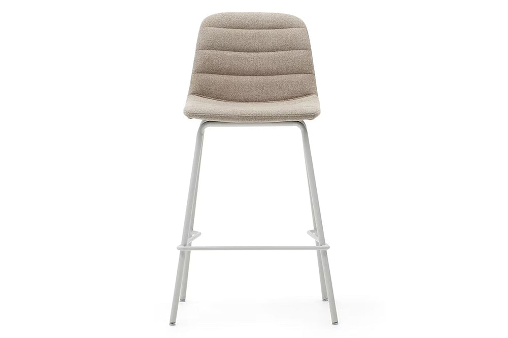 Como Zunara Bar Stool - 650mm Seat Height [925H x 470W]-black  