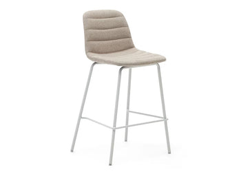 Como Zunara Bar Stool - 650mm Seat Height [925H x 470W] jasonl beige 