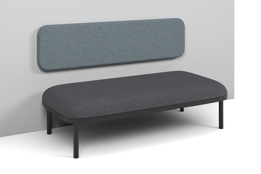 Cozy Double Bench Seat with Backrest-yellow  