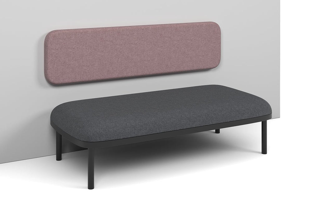 Cozy Double Bench Seat with Backrest-yellow  