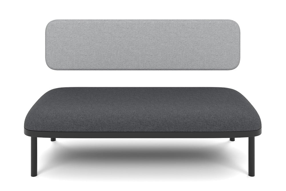 Cozy Double Bench Seat with Backrest-yellow  