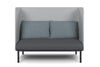 Cozy Double Seater High Back Lounge with Cushion - Thumbnail 7 