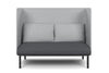 Cozy Double Seater High Back Lounge with Cushion - Thumbnail 5 