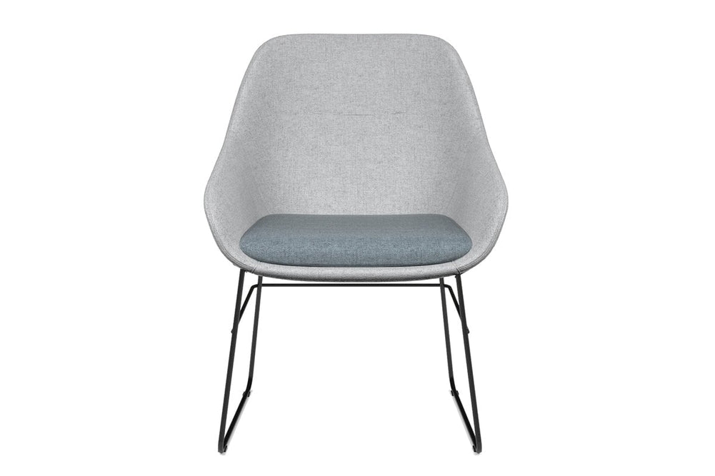 Cozy Leisure Tub Chair with Cushion-yellow  