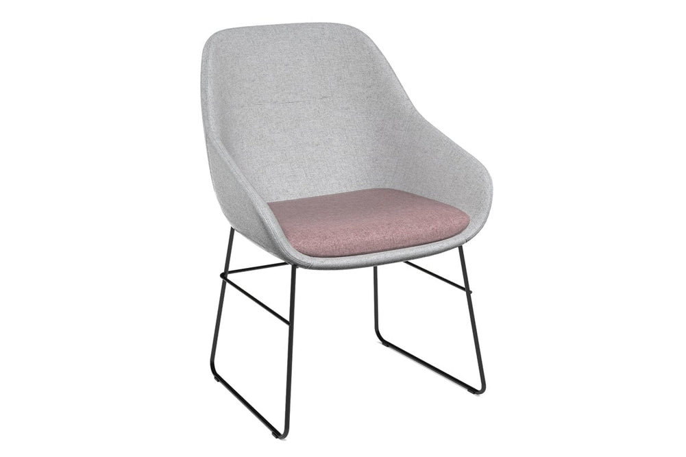 Cozy Leisure Tub Chair with Cushion-pink  