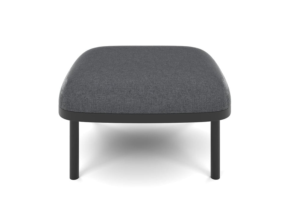 Cozy Single Seater Lounge Ottoman-dark grey  