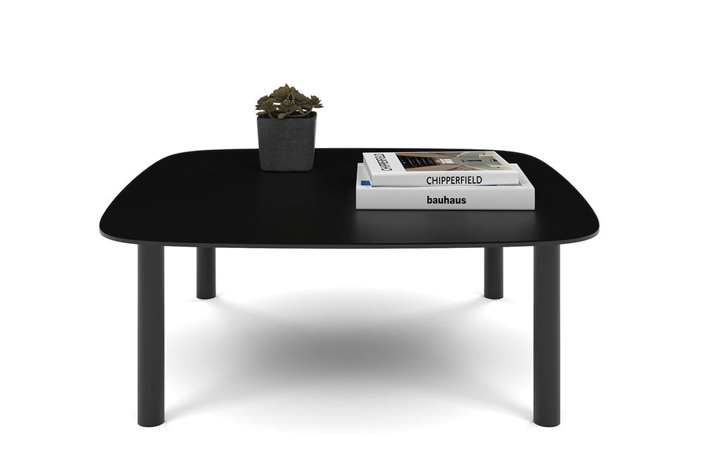 Cozy Two Single Seater Pod Privacy Booth-yellow coffee square table 