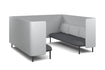 Cozy Two Triple Seater Pod Privacy Booth Jasonl light grey none 