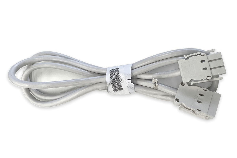 DPG Cable Management White Basket Single Metal+Tray Include 4 Power 2 Data [950W x 105H]-white none 1 metre inter connecting leads