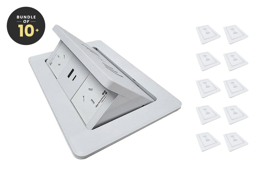 DPG Swift - In Desk Power Wireless Charging-white  