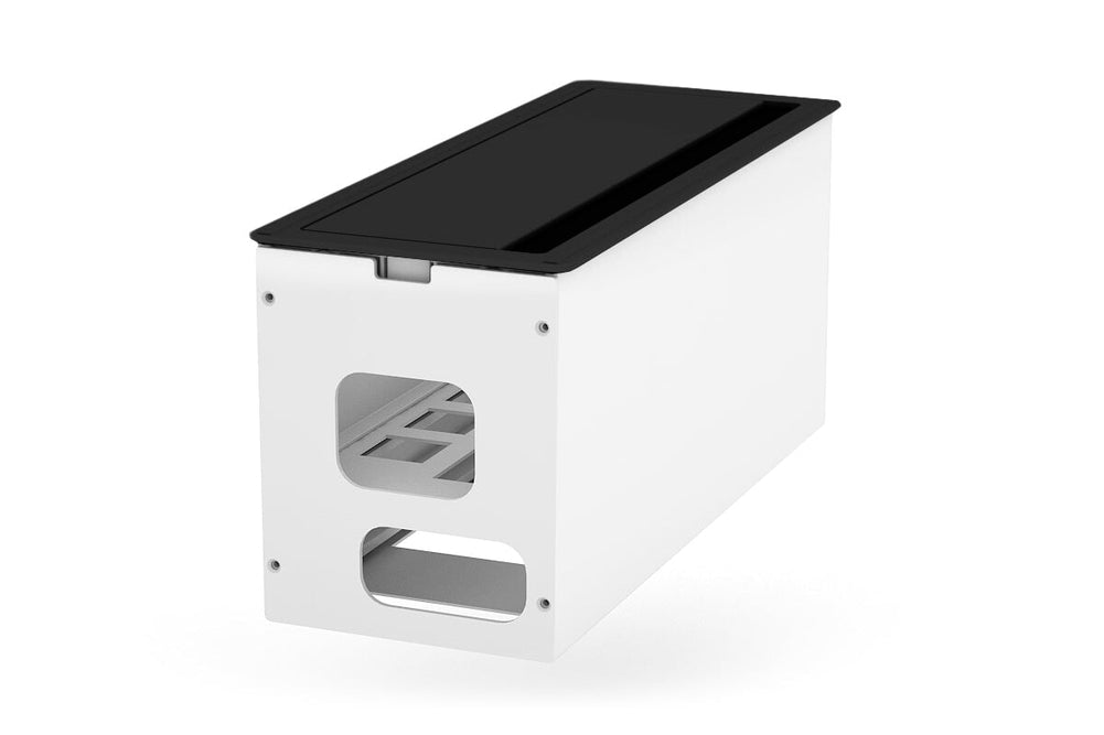 DPG Switch In Desk Power Box-white 4 Power/USB A/C /5 Data 2.5 meter thermal overload
