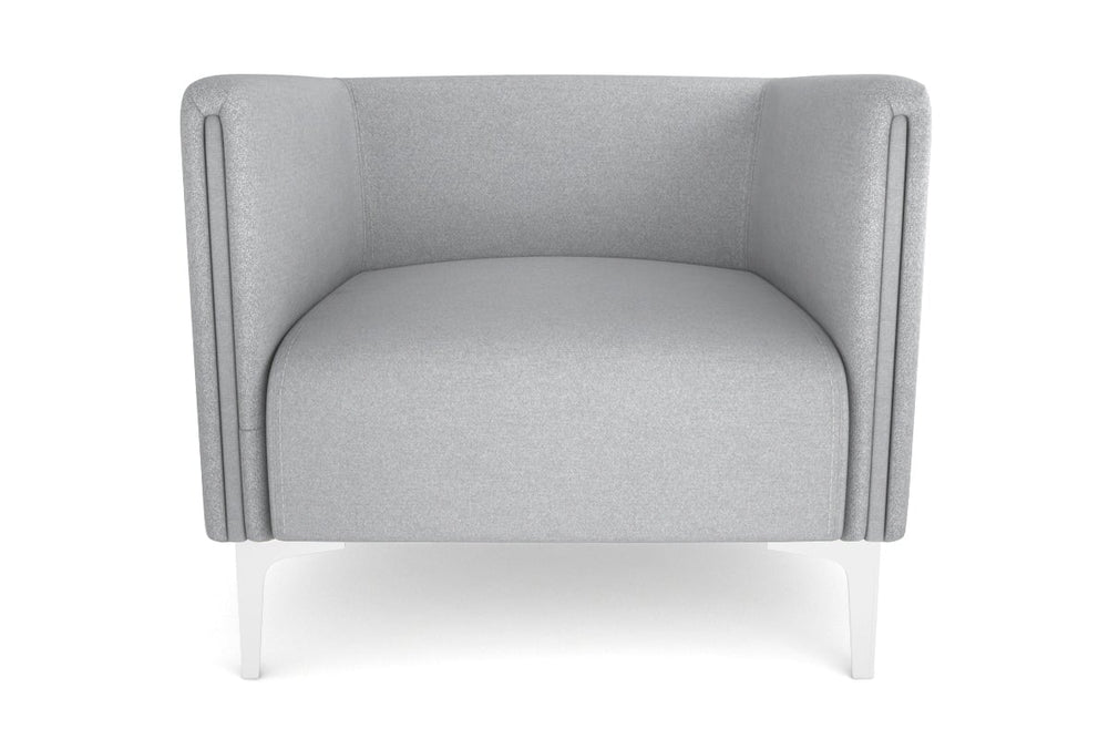 Drej 2.0 Lounge with Square Arms - Single-wood leg grey/fabric 
