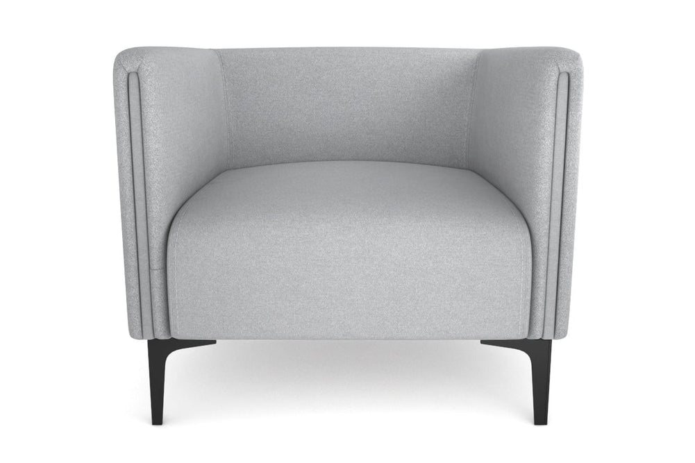 Drej 2.0 Lounge with Square Arms - Single-wood leg grey/fabric 