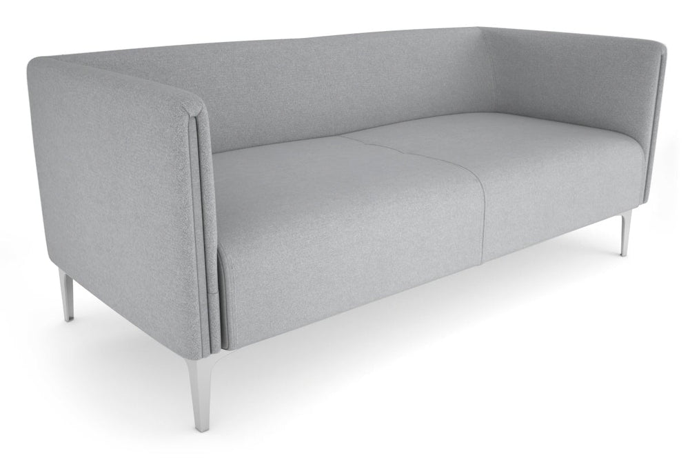 Drej 2.0 Lounge with Square Arms - Triple-chrome leg grey/fabric 