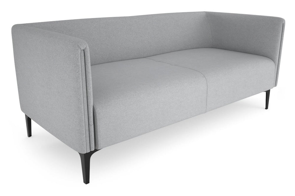 Drej 2.0 Lounge with Square Arms - Triple-black leg grey/fabric 