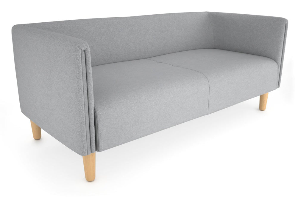 Drej 2.0 Lounge with Square Arms - Triple-wood leg grey/fabric 