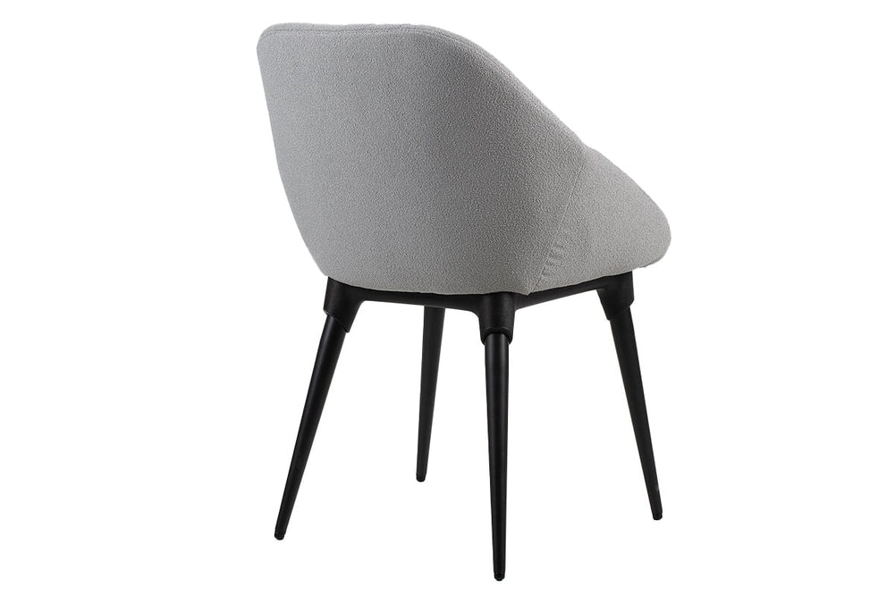 Bower 4 Leg Visitor Chair-light grey fabric  