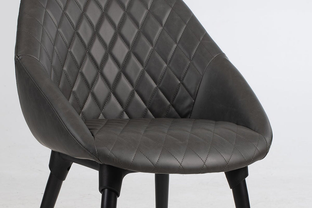 Bower 4 Leg Visitor Chair-light grey fabric  