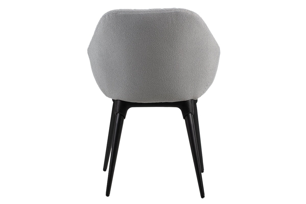 Bower 4 Leg Visitor Chair-light grey fabric  