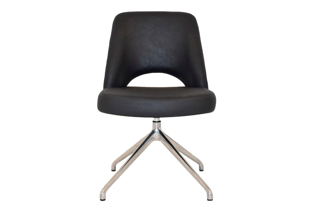 EZ Hospitality Cairo Indoor Armless Chair Metal Base - Trestle-pelle/benito tan  