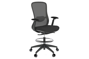Falcon 2.0 Ergonomic Mesh Drafting Chair Jasonl black 