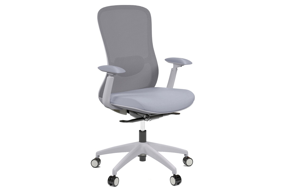 Falcon Ergonomic Mesh Chair Jasonl light grey 
