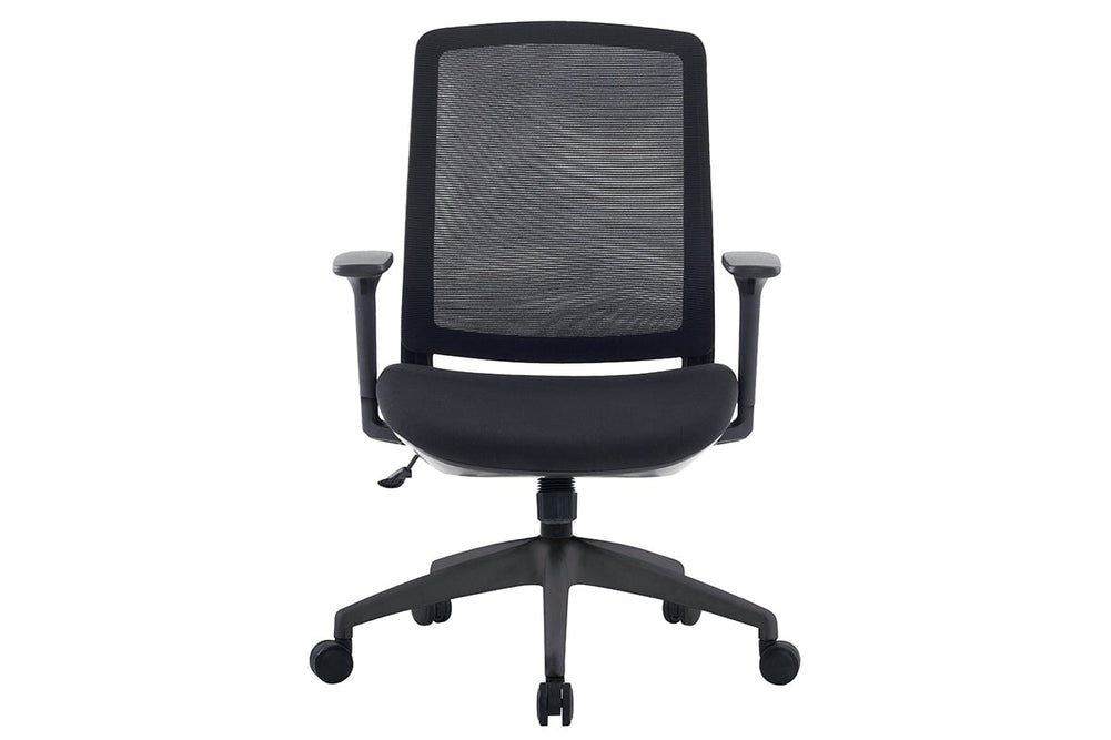 Finch Ergonomic Mesh Office Chair-blue height adjustable arms 