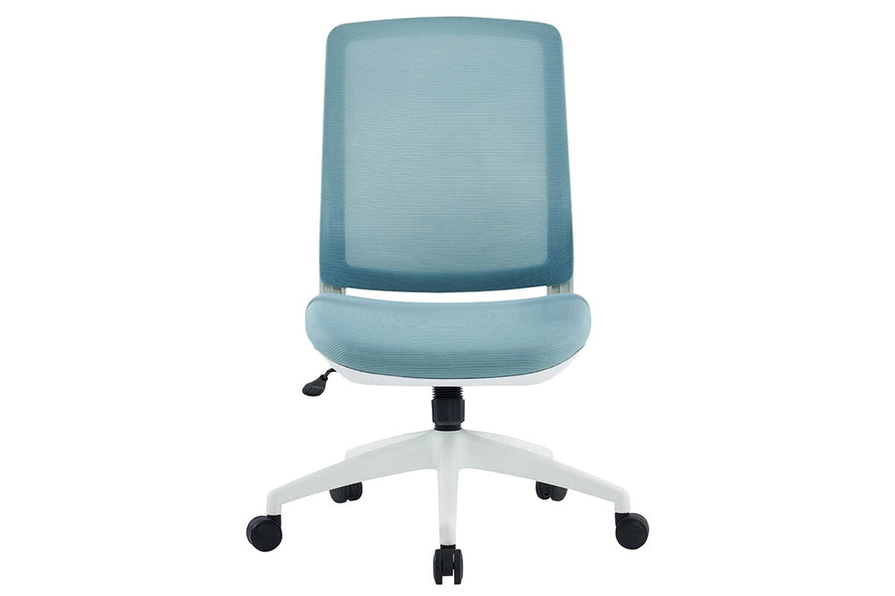 Finch Ergonomic Mesh Office Chair-blue height adjustable arms 