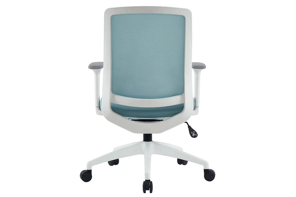 Finch Ergonomic Mesh Office Chair-blue height adjustable arms 