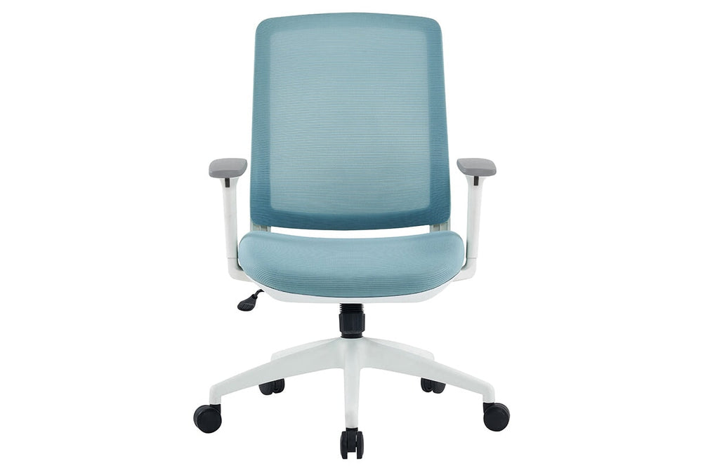 Finch Ergonomic Mesh Office Chair-blue height adjustable arms 