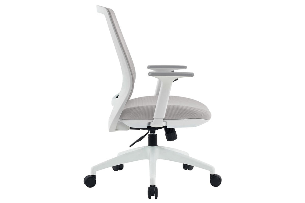 Finch Ergonomic Mesh Office Chair-blue height adjustable arms 