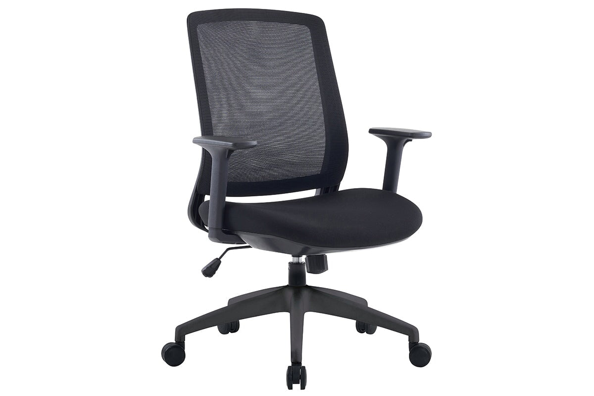 Finch Ergonomic Mesh Chair Jasonl black height adjustable arms 