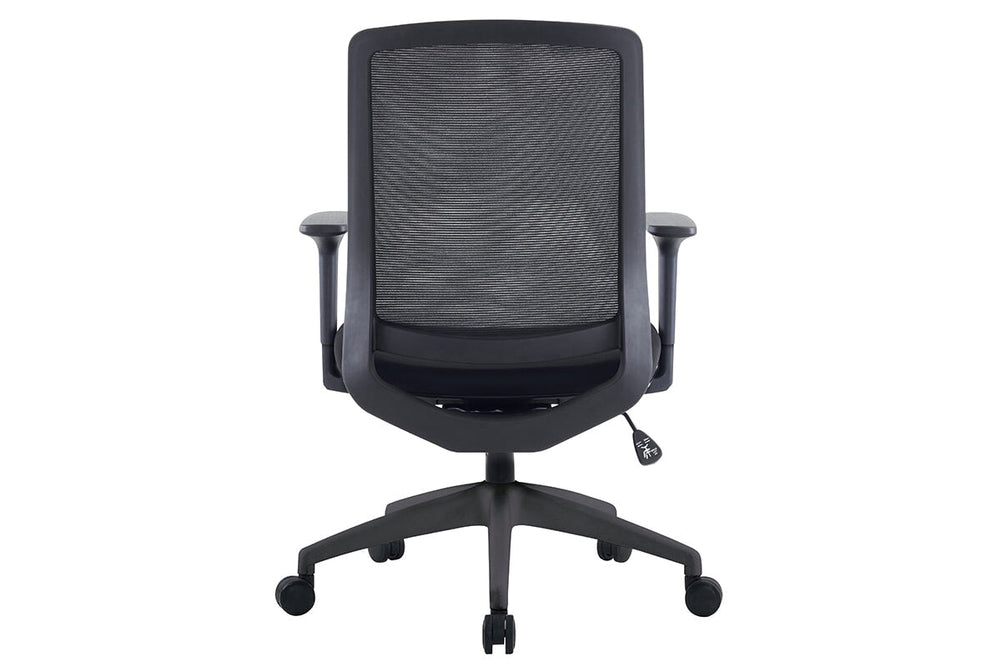 Finch Ergonomic Mesh Office Chair-blue height adjustable arms 