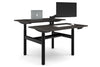 Flexi Height Adjustable 2 Person H-Bench Workstation - Black Frame [1200L x 700W] - Thumbnail 13 