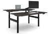 Flexi Height Adjustable 2 Person H-Bench Workstation - Black Frame [1600L x 800W with Cable Scallop] - Thumbnail 12 