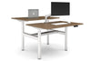 Flexi Height Adjustable 2 Person H-Bench Workstation - White Frame [1200L x 800W with Cable Scallop] - Thumbnail 11 