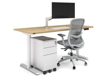 Flexi Height Adjustable Single Workstation [1200L x 700W] Jasonl 