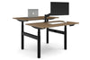 Flexi Premium Height Adjustable 2 Person H-Bench Workstation - Black Frame [1200L x 700W] - Thumbnail 7 