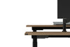 Flexi Premium Height Adjustable 2 Person H-Bench Workstation - Black Frame [1800L x 700W] - Thumbnail 9 