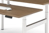 Flexi Premium Height Adjustable 6 Person H-Bench Workstation - White Frame [1400L x 700W] - Thumbnail 10 