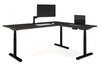 Flexi Premium Height Adjustable Corner Workstation [1800L x 1800W with Cable Scallop] - Thumbnail 13 