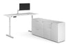 Flexi Premium Height Adjustable Desk Executive Setting [1600L x 800W with cable scallop] - Thumbnail 39 