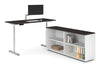 Flexi Premium Height Adjustable Desk Executive Setting [1600L x 800W with cable scallop] - Thumbnail 6 