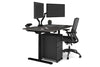 Flexi Premium Height Adjustable Single Workstation [1400L x 800W with Cable Scallop] - Thumbnail 29 