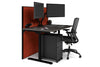 Flexi Premium Height Adjustable Single Workstation [1400L x 800W with Cable Scallop] - Thumbnail 35 