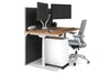 Flexi Premium Height Adjustable Single Workstation [1400L x 800W with Cable Scallop] - Thumbnail 79 
