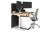 Flexi Premium Height Adjustable Single Workstation [1400L x 800W with Cable Scallop] - Thumbnail 55 