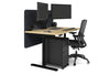 Flexi Premium Height Adjustable Single Workstation [1400L x 800W with Cable Scallop] - Thumbnail 23 