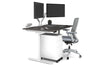Flexi Premium Height Adjustable Single Workstation [1400L x 800W with Cable Scallop] - Thumbnail 13 