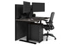 Flexi Premium Height Adjustable Single Workstation [1400L x 800W with Cable Scallop] - Thumbnail 36 